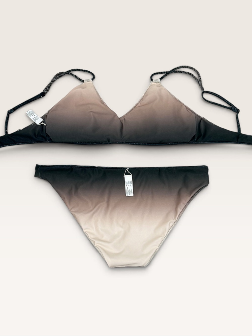 Maaji Winter Mist Liberally Bikini Top and Bottom Set Metallic Reversible - Picture 6 of 11